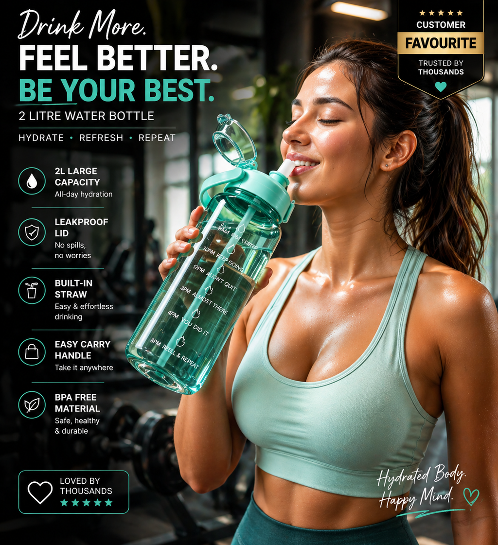 Leakproof Water Bottle 2L