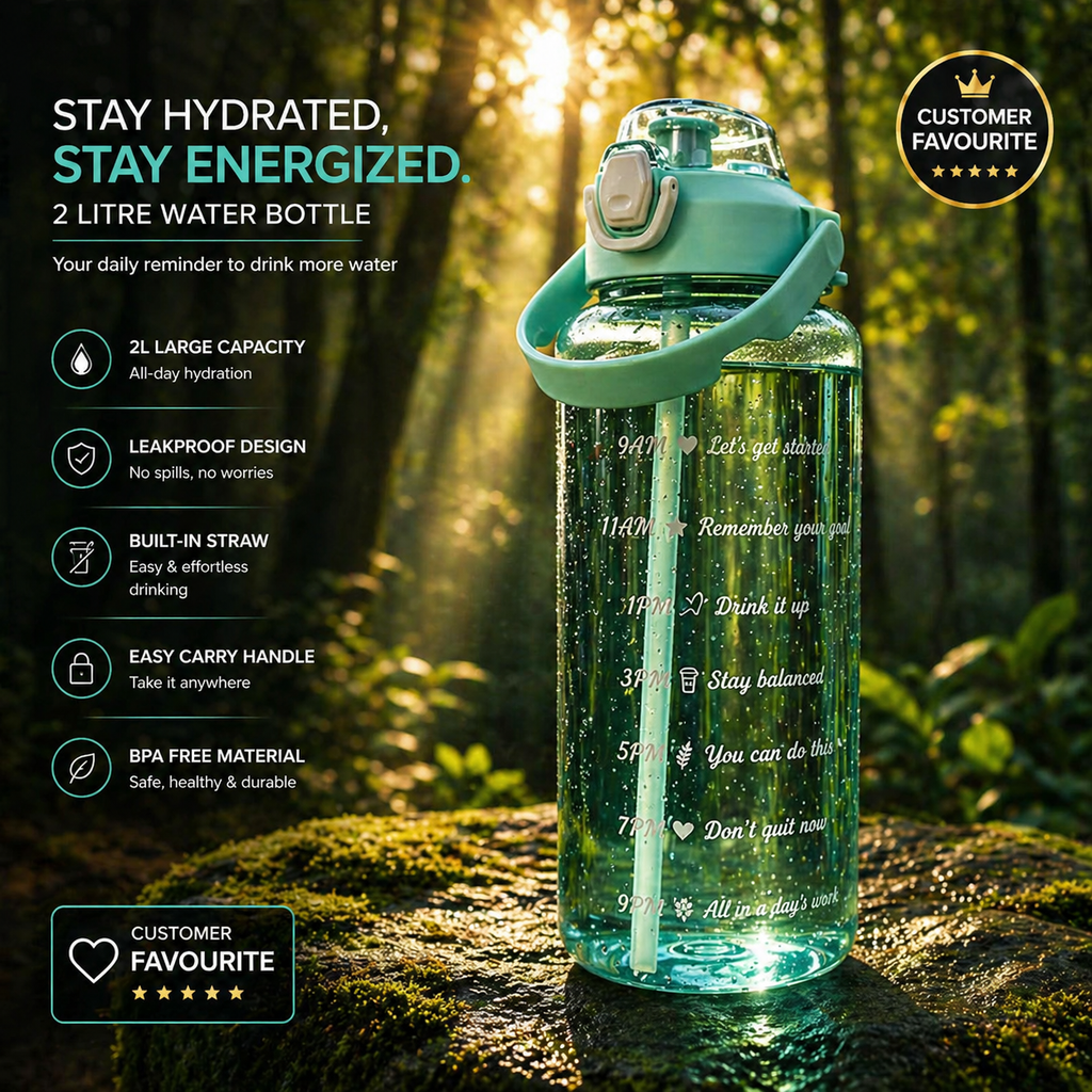 Leakproof Water Bottle 2L
