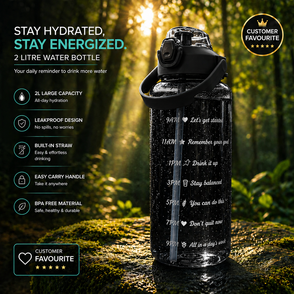 Leakproof Water Bottle 2L