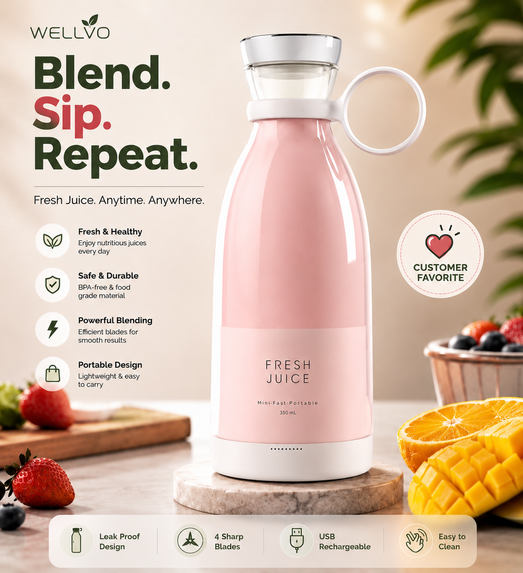 Travel Portable Mini Juice Blender