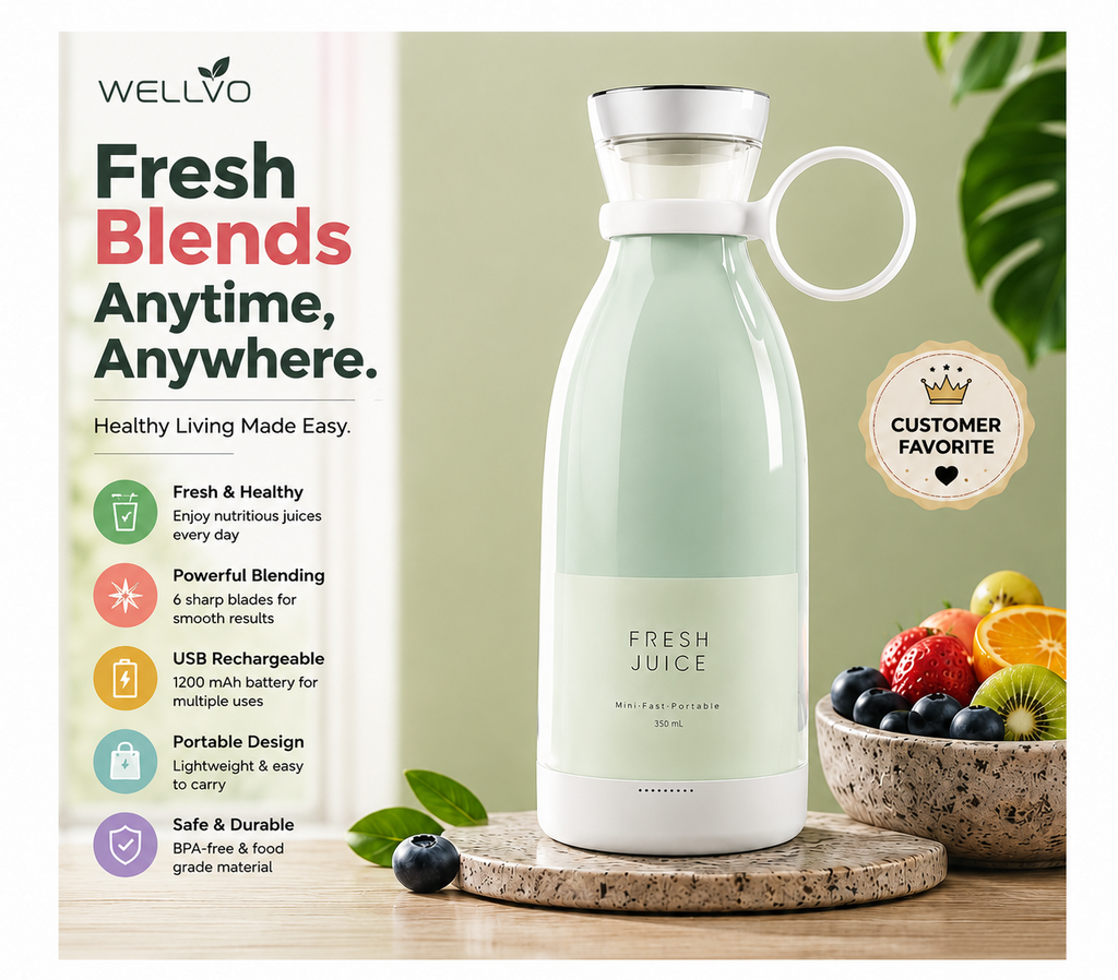 Travel Portable Mini Juice Blender